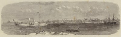 Der Krieg in Amerika, Blick auf Nassau, in den Britischen Westindischen Inseln, das Depot für den Blockade-Handel von Edwin Weedon